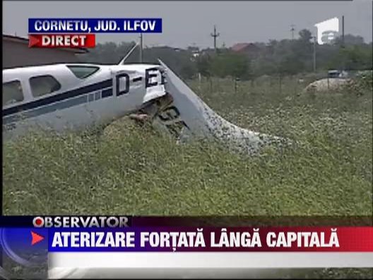 Un Avion De Mici Dimensiuni A Aterizat Fortat La Clinceni