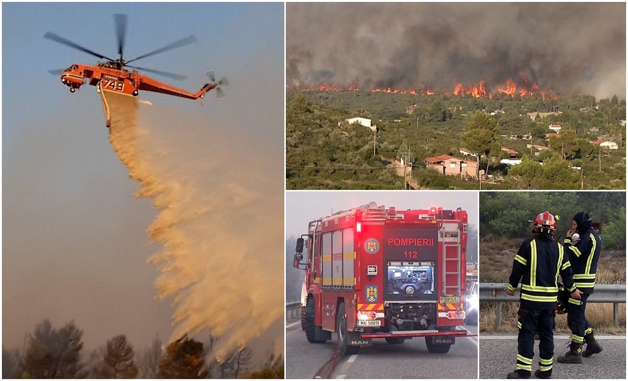 Incendiile devastatoare continuă să facă ravagii în Grecia Încă 40 de