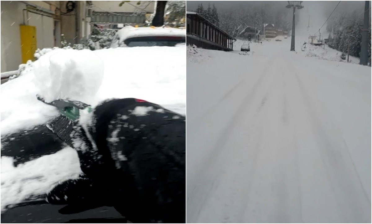 Val de aer polar peste Capitală Ninsorile vor începe de sâmbătă seara