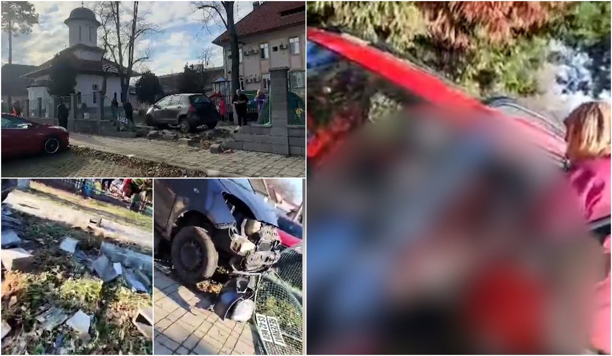 Accident N Curtea Spitalului Victor Babe Din Timi Oara O Femeie A