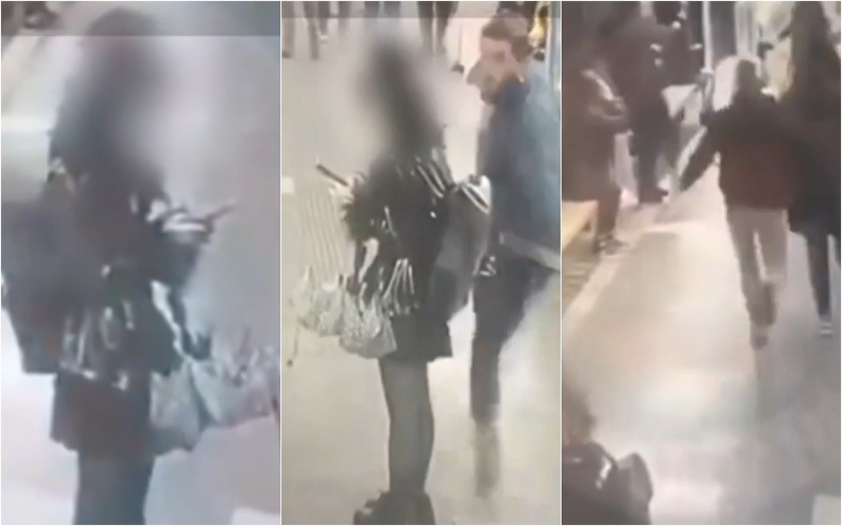 Clipe de groază într o staţie de metrou din Barcelona Un bărbat a