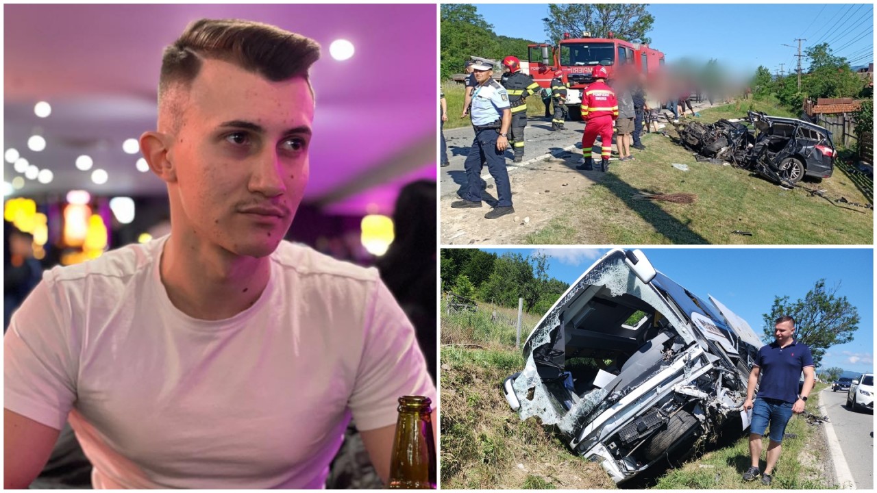 Filmul accidentului cumplit din Tomșani Drumul din Anglia s a terminat