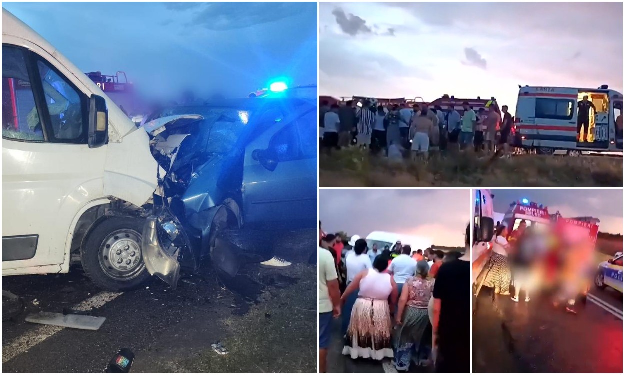 Accident cumplit cu 3 morţi şi 5 răniţi pe DN 6 în Giurgiu Rudele