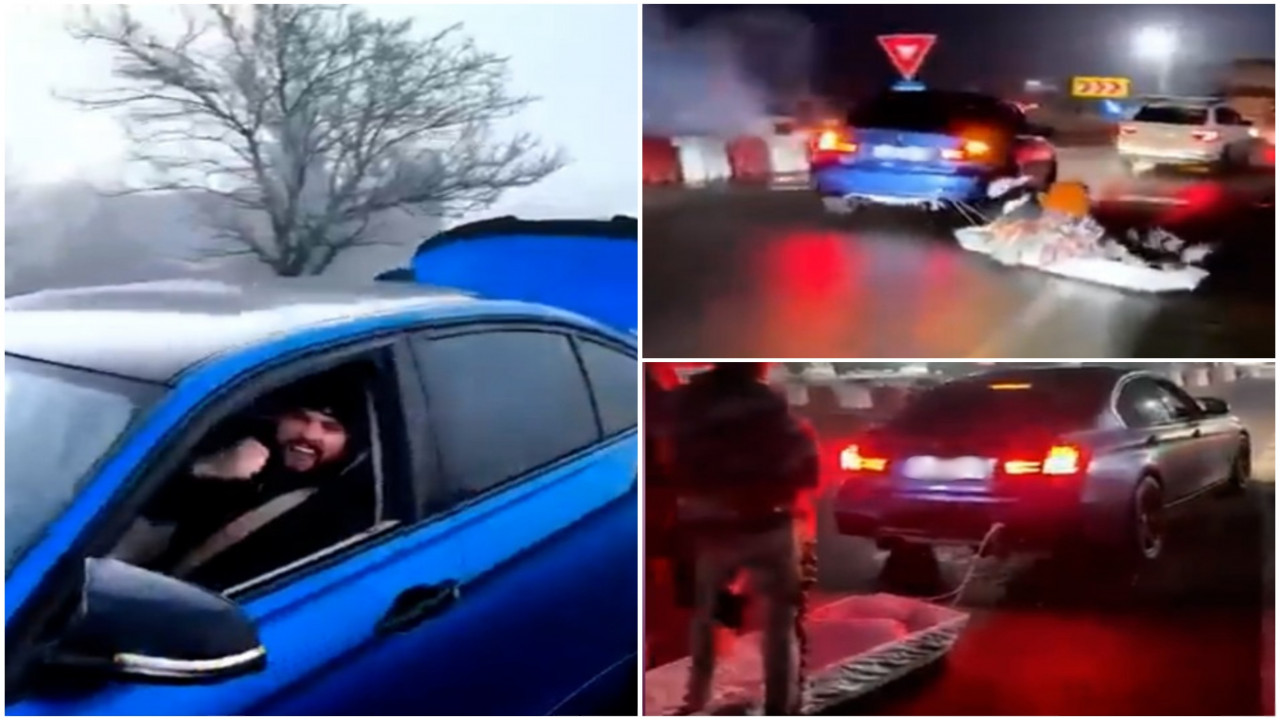 Drifturi Cu Sicriul N Ia I Un Ofer I A Legat Un Co Ciug De Bmw A