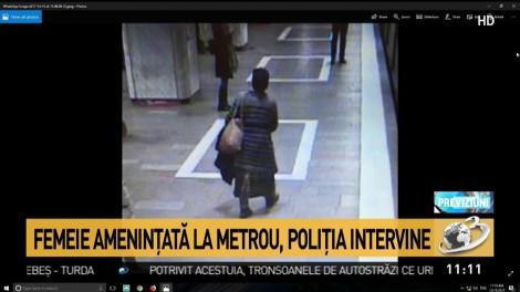 ULTIMA ORĂ! &rdquo;Nu scapi de mine!&rdquo; Un nou incident extrem de grav la metrou. Poliția Capitalei o caută pe agresoare și publică imagini cu ea!