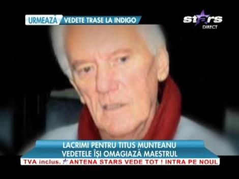 Lacrimi pentru Titus Munteanu: Cei care l-au îndrăgit au venit să-i aducă un ultim omagiu