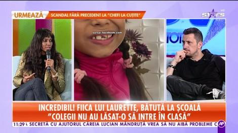 Laurette e revoltată, după ce fiica sa a fost bătută la școală pentru că e mulatră: "Acum două luni a primit un pumn în nas"