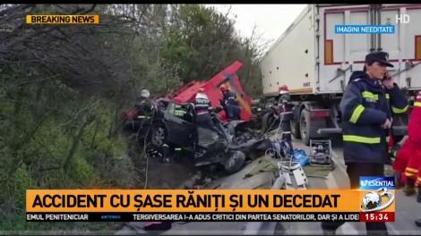 UPDATE.Accident GRAV în judeţul Olt. CINCI persoane, între care doi copii, au murit. Planul roşu de intervenţie a fost ACTIVAT