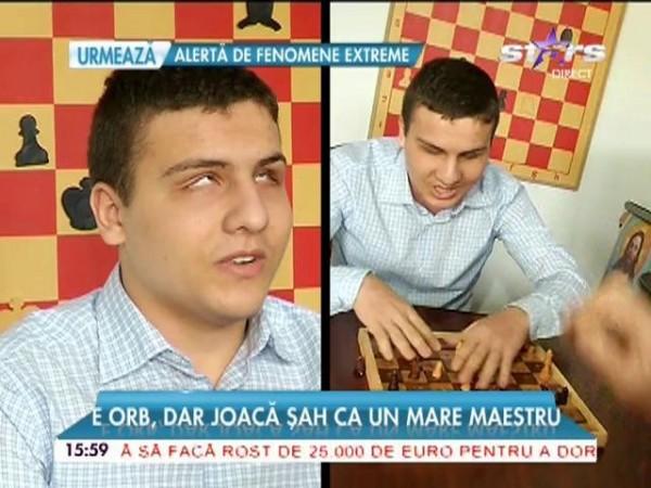 Ochii &icirc;l trădează, &icirc;nsă mintea e brici! E orb, dar maestru &icirc;ntr-ale ŞAHULUI! Poveste de viaţa emoţionantă