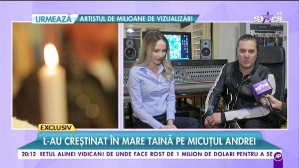 Octavia Geamănu și Marian Ionescu, primele dezvăluiri după botezul fiului lor, Andrei: "Am pl&acirc;ns de emoție. A fost &icirc;ntr-un loc &icirc;n care eu am mers foarte des să mă rog"