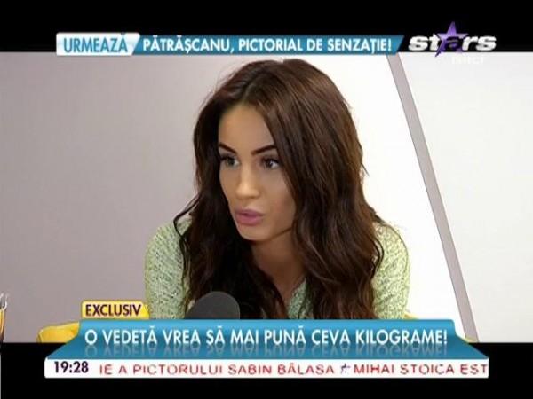 Toată lumea vrea să slăbească, ea nu! Geanina Ilieş se străduiește să mai pună c&acirc;teva kilograme!