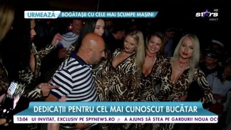 Scărlătescu şi-a sărbătorit ziua de naştere, înconjurat de domnișoare! Ce tematică surpriză a ales chef Cătălin pentru petrecerea cu 400 de invitați