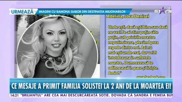 Suferinţă fără margini pentru părinţii Denisei Răducu! Se fac doi ani de la moartea artistei!
