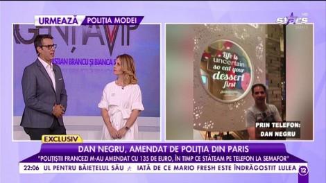 Nici vorbă de LIVE la volan! Dan Negru, gestul din trafic care l-a costat scump, la Paris: "Polițiștii m-au amendat cu 135 de euro, în timp ce stăteam pe telefon la semafor"