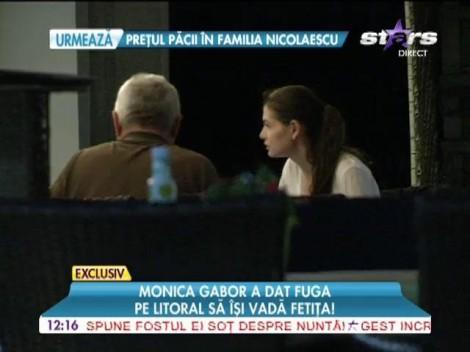 Monica Gabor a dat fuga pe litoral să își vadă fetița. Iată cum a decurs întâlnirea celor două