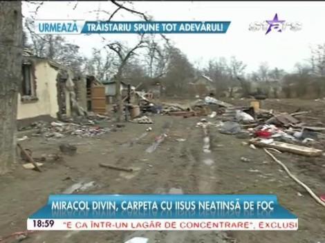 Miracol într-o casă din Giurgiu: Toată locuinţa a fost distrusă de flăcări, dar a scăpat un singur obiect! "E un semn divin"