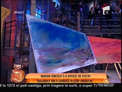 Marian Ionescu s-a apucat de pictat și pregătește prima expoziție