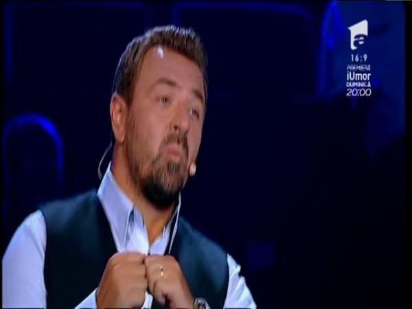 “Tu dacă te duci în Germania sau în Franţa, aruncă aia bani grămadă pe tine”. Domnul Toma a cântat la  “solzi de peste”, şi-a declarat iubirea pe scenă şi a fermecat juriul