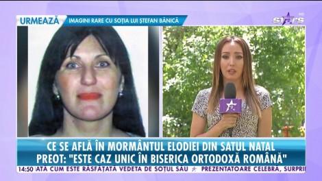 Ce se află în mormântul Elodiei Ghinescu. Preotul Paltin: ”Cazuri ca acestea nu s-au mai întâmplat nicăieri în țara noastră!”