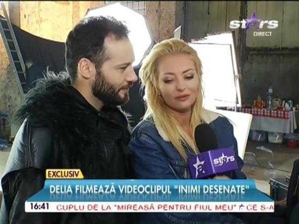 Delia, confesiuni despre videoclipul "Inimi desenate"! Ce suprize pregăteşte jurata X Factor