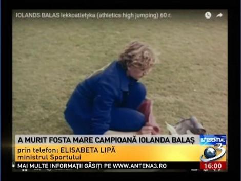 „Doamna atletismului românesc”, Iolanda Balaș Soter, s-a stins din viață!