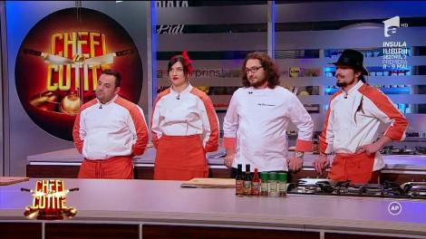 Chefii predau cuțitele și merg în culise! Concurenții, lăsați pe cont propriu la prima probă: ”Astăzi veți găti avion în farfurie!”