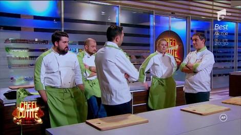 Echipa lui a luat patru farfurii în patru probe! Chef Bontea e dărâmat, iar consolarea vine chiar de la Scărlătescu: ”Din cauza ta am spart ghinionul!”