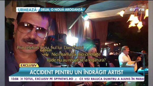 Dan Ciotoi, solistul trupei Generic, implicat &icirc;ntr-un accident rutier