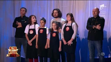 Moment plin de emoție în Bootcamp! Puștii talentați au fost felicitați de cei trei chefi: "Tiramisu făcut de un puști de patru ani?! Cel mai bun mâncat vreodată!"