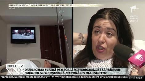 Oana Roman suferă de o boală misterioasă! "Medicii nu reuşesc să pună un diagnostic". 2017, an blestemat pentru divă?