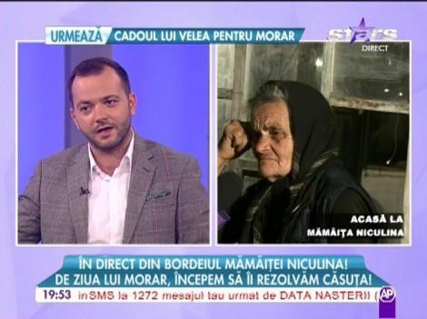 Cea mai frumoasă aniversare! De ziua sa, Mihai Morar a ajutat-o pe Niculina, bunicuţa care a emoţionat toată România