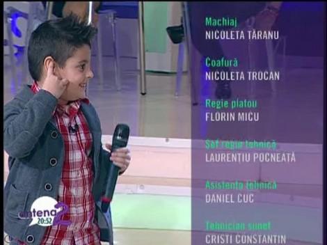 Cum se distrează pe scenă “super” copilul lui Liviu Guţă