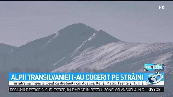 "Alpii Transilvaniei" i-au cucerit pe străini. România, pe lista destinațiilor de vacanță de top în 2020