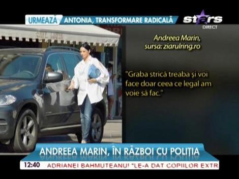 Andreea Marin are mari probleme cu poliția! Ce riscă vedeta!