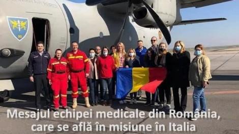Departe de familii, medicii români trimiși în Lombardia văd moarte în fiecare zi. Mesaj emoționant de Paște