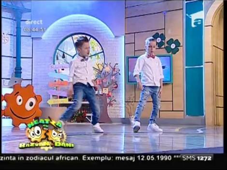 Street-dance la șapte ani! Ryan și Cezar, dansatorii care l-au impresionat și pe CRBL, la Neatza!