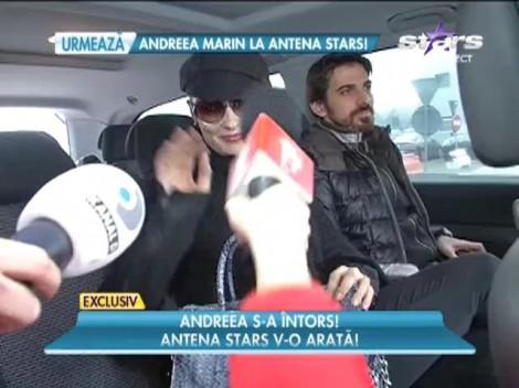 Exclusiv! Andreea Marin s-a întors din luna de miere şi a făcut primele declaraţii la aeroport!