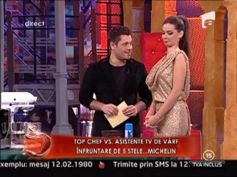 Juratii Top Chef au tinut piept celor mai sexy asistente TV! Cine a castigat confruntarea de 5 stele
