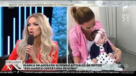 Bianca Drăgușanu schimbă ritualul de botez: "Baloanele costă o mie de euro!"