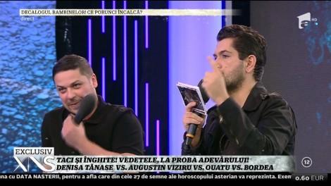 „Taci și înghite”, proba care le provoacă indigestie vedetelor! Augustin Viziru vrea să-l bată pe Liviu Vârciu