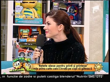 Anca Lungu lansează cartea "Rețete alese pentru prinți și prințese"