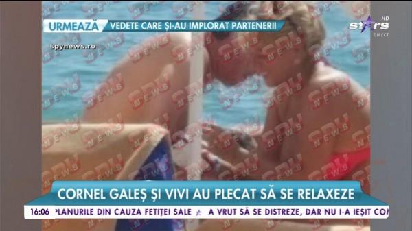 &Icirc;ncă o dovadă că a uitat-o pe &rdquo;Z&acirc;nica&rdquo;! Cornel Galeş și noua sa parteneră, Vivi, au plecat să se relaxeze la mare
