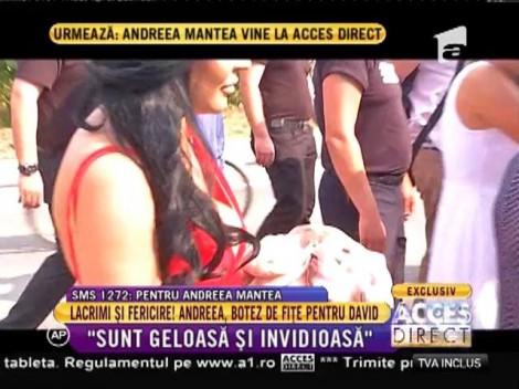 Acces Direct. Imagini EXCLUSIVE de la botezul fiului Andreei Mantea! Ce s-a întâmplat în biserica unde David a fost creștinat: "Am plâns!"