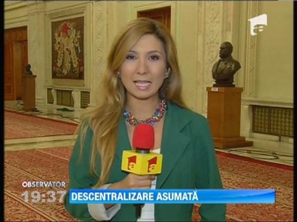 Guvernul Ponta şi-a asumat &icirc;n Parlament proiectul Legii descentralizării