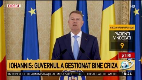 Președintele Iohannis a declarat stare de urgență. Da' nu de azi, de luni!