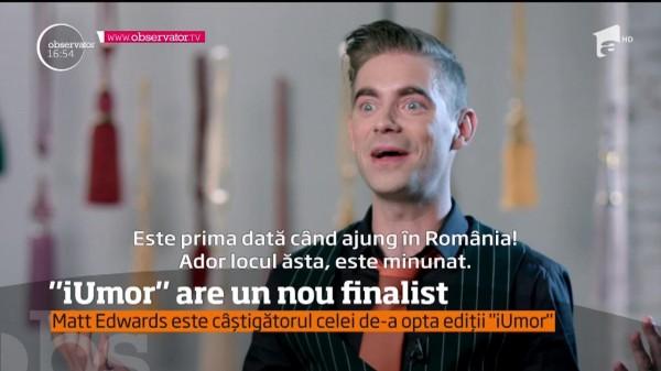 Pantomimă, glume și o veselie debordantă! Britanicul Matt Edwards, c&acirc;ştigătorul celei de-a opta ediții "iUmor"