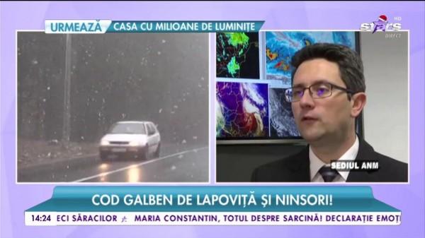 Avertizări cod galben de vreme severă, &icirc;n vigoare. MAI: Poliţia Rutieră acordă atenţie sporită drumurilor intens circulate