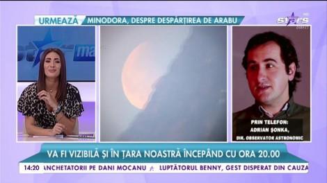 Fenomen rar pe cerul României! Ce se întâmplă la ora 23:22 cu eclipsa totală de lună: "Va fi uimitor!"