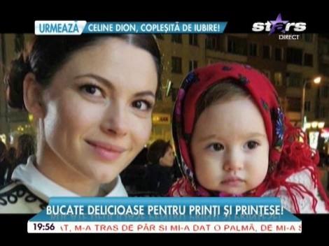 Prinţesa Polonic a dezvăluit secrete din bucătărie! Anca Lungu găteşte alături de fetiţa ei, Natalia
