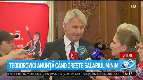 Salariul minim nu va crește de la 1 decembrie 2018. Motivul pentru care Guvernul amână data majorărilor salariale